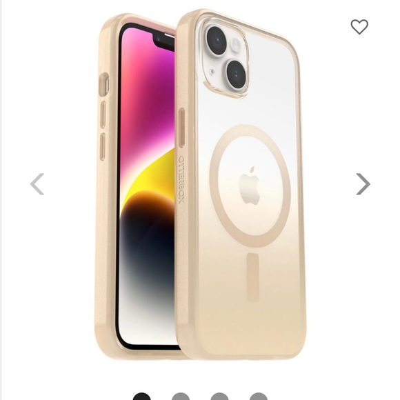 Beige/Gold Lumen Otterbox IPhone 13 IPhone 14 IPhone 15 Magsafe - Picture 1 of 7